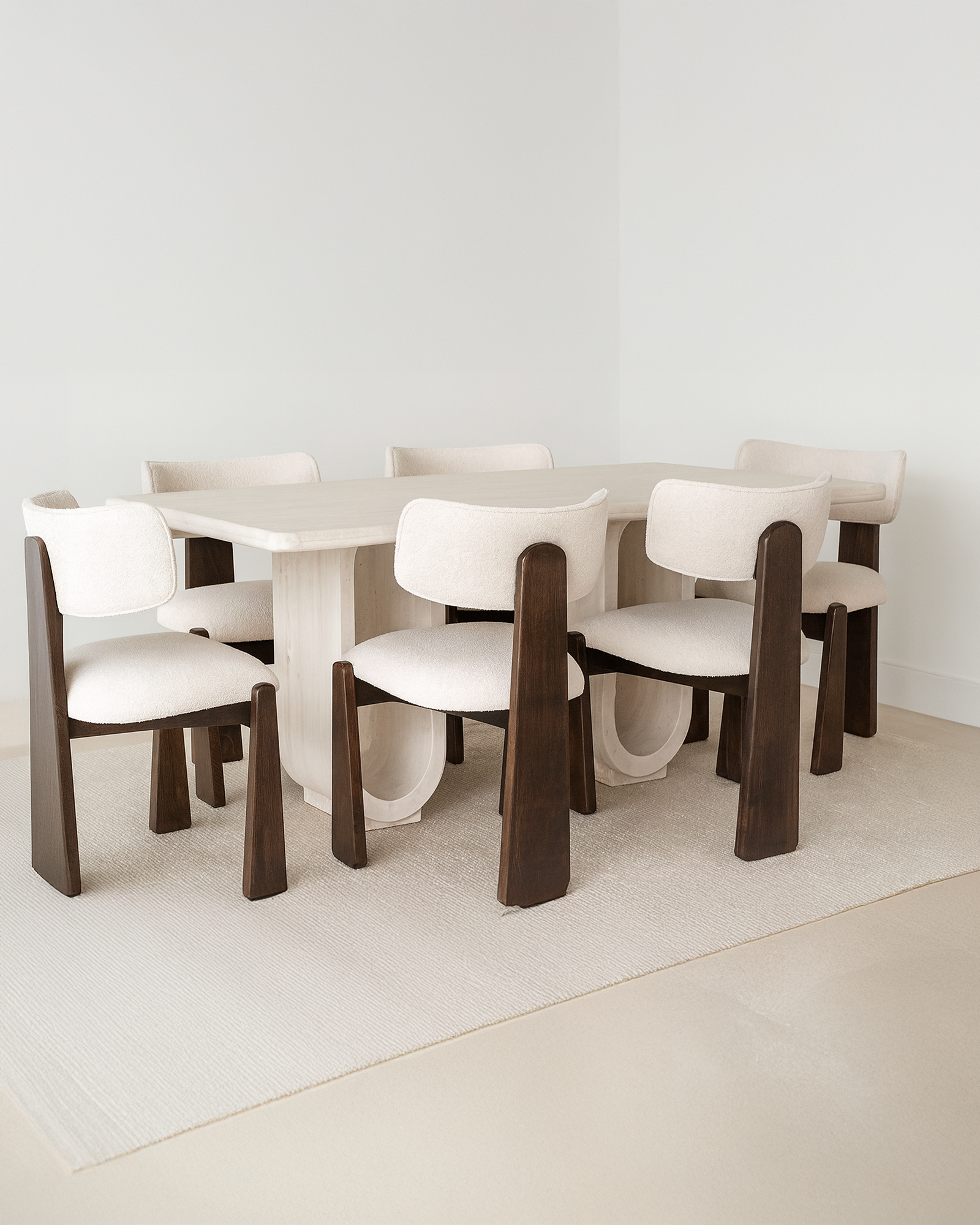 Traverten Masa ve Lina Sandalye